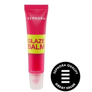 SEPHORA COLLECTION Glaze Hydrating Lip Balm 03 Cherry Punch - vibrant cherry